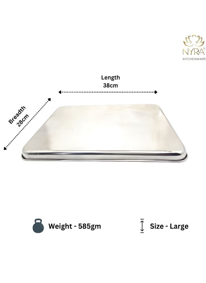Nyra Kitchenware Stainless Steel Dishwasher Safe Serving Tray - Image 5